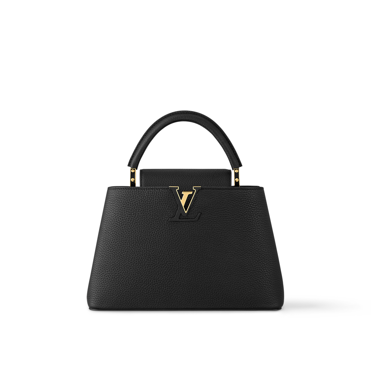 Borsa a mano nera da donna con zip frontale Carrera First